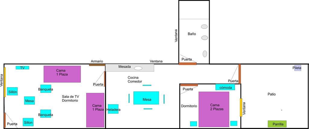 Apart 1452 Apartment Fray Bentos Luaran gambar